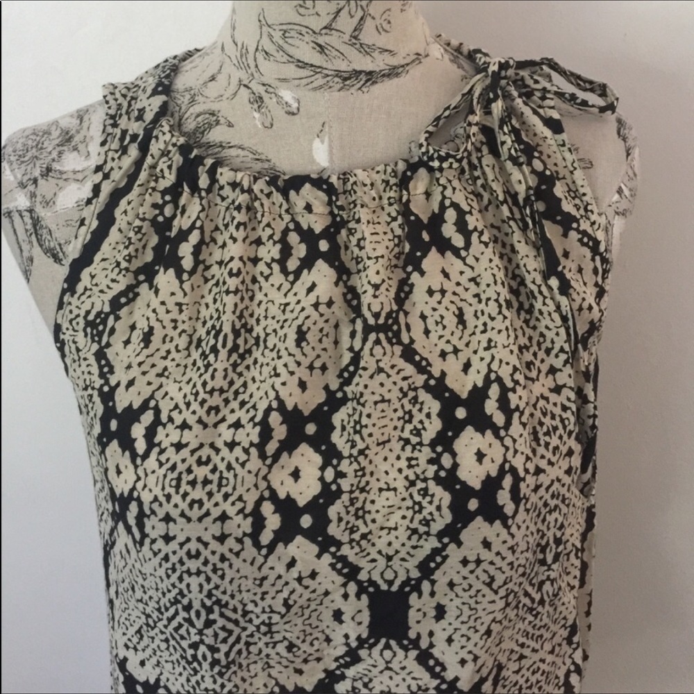 *loft Snake Print Peplum Top S